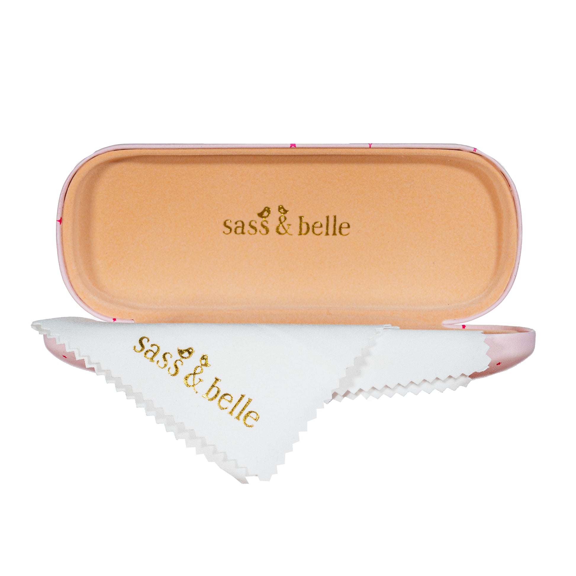 Inside of rodeo glasses case