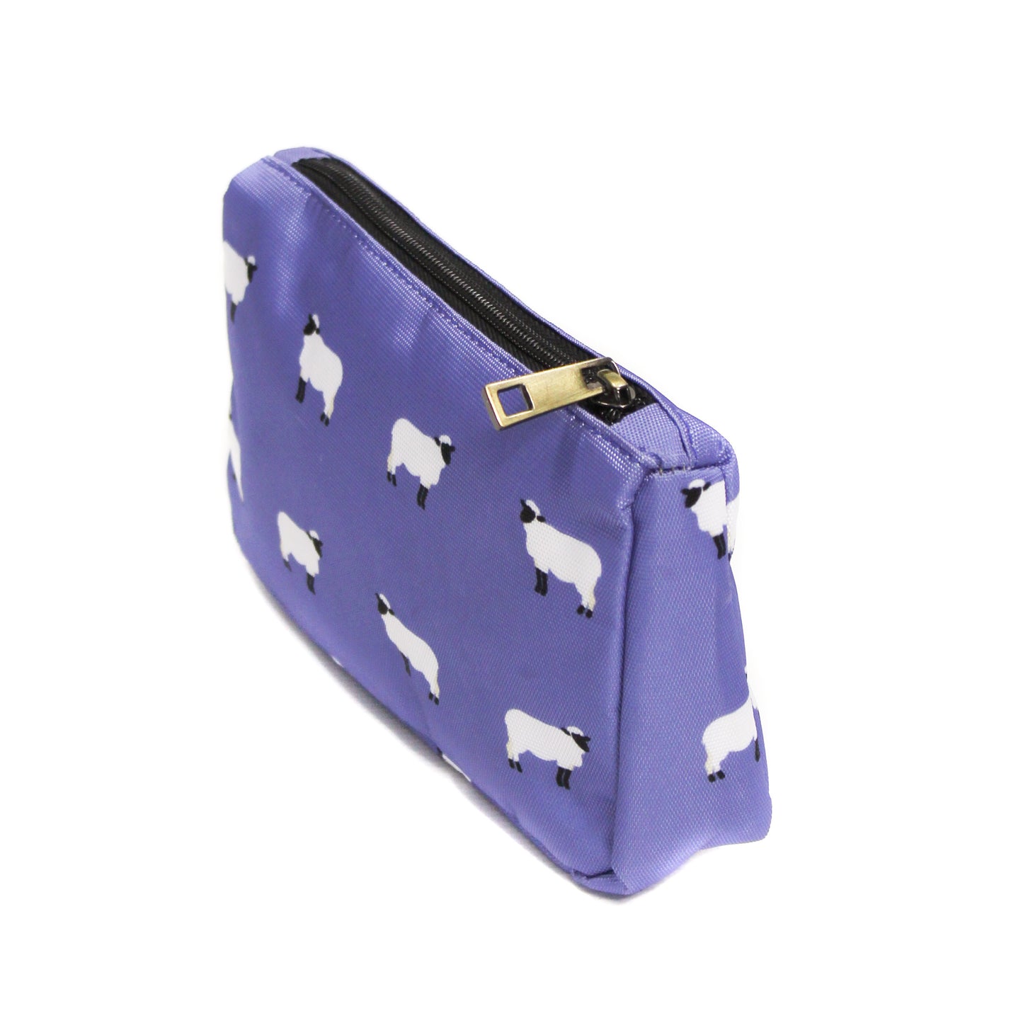 Lilac sheep make up bag