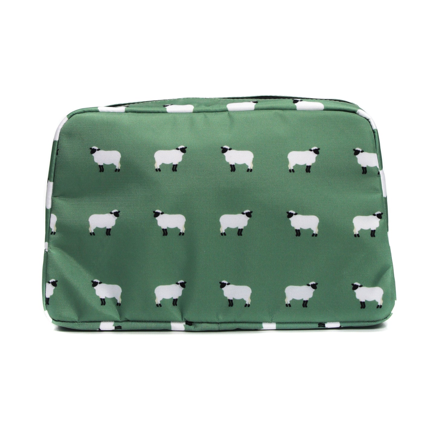 Green lsheep large cosmetic bag