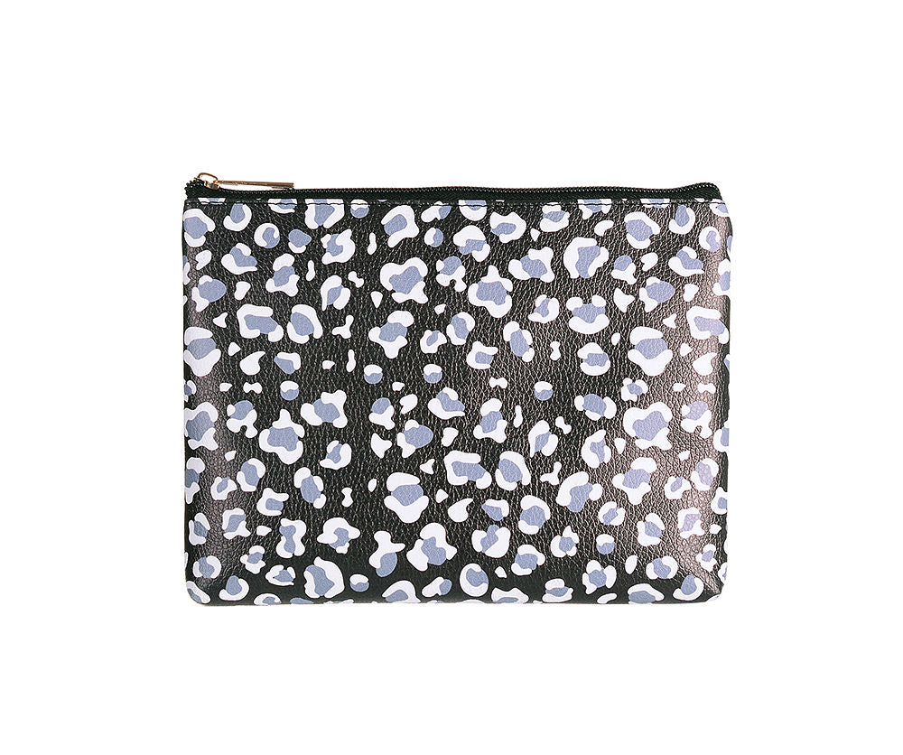 Large monochrome make up bag