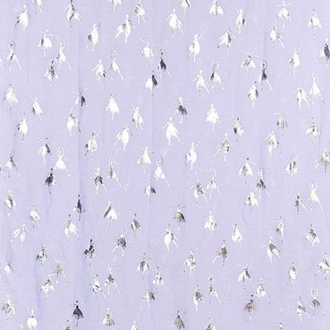 Pretty ballet dancer foil print scarf