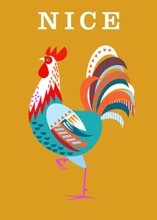 Nice Cock Tea Towel