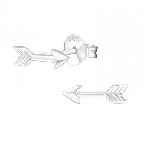 Arrow sterling silver earrings
