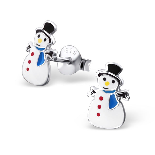 Snowman with epoxy resin detailing.