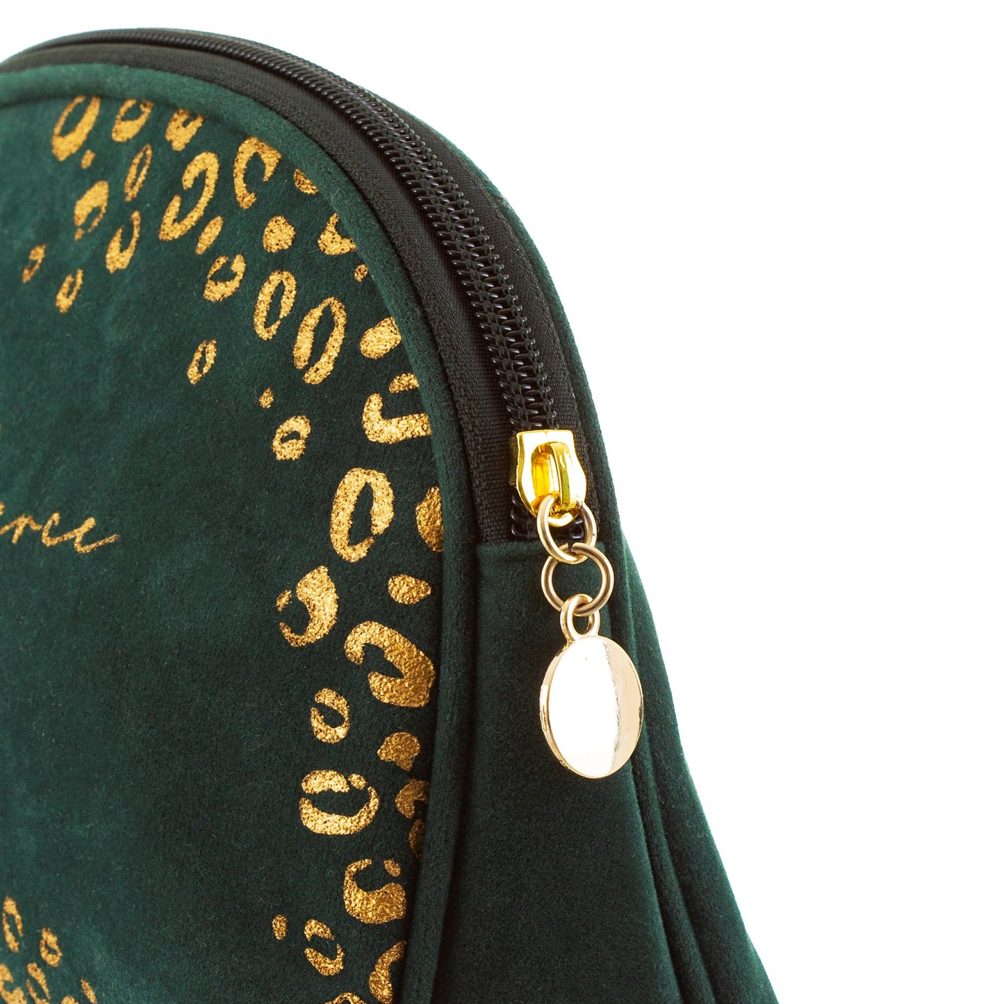 Leopard stay fierce make up bag
