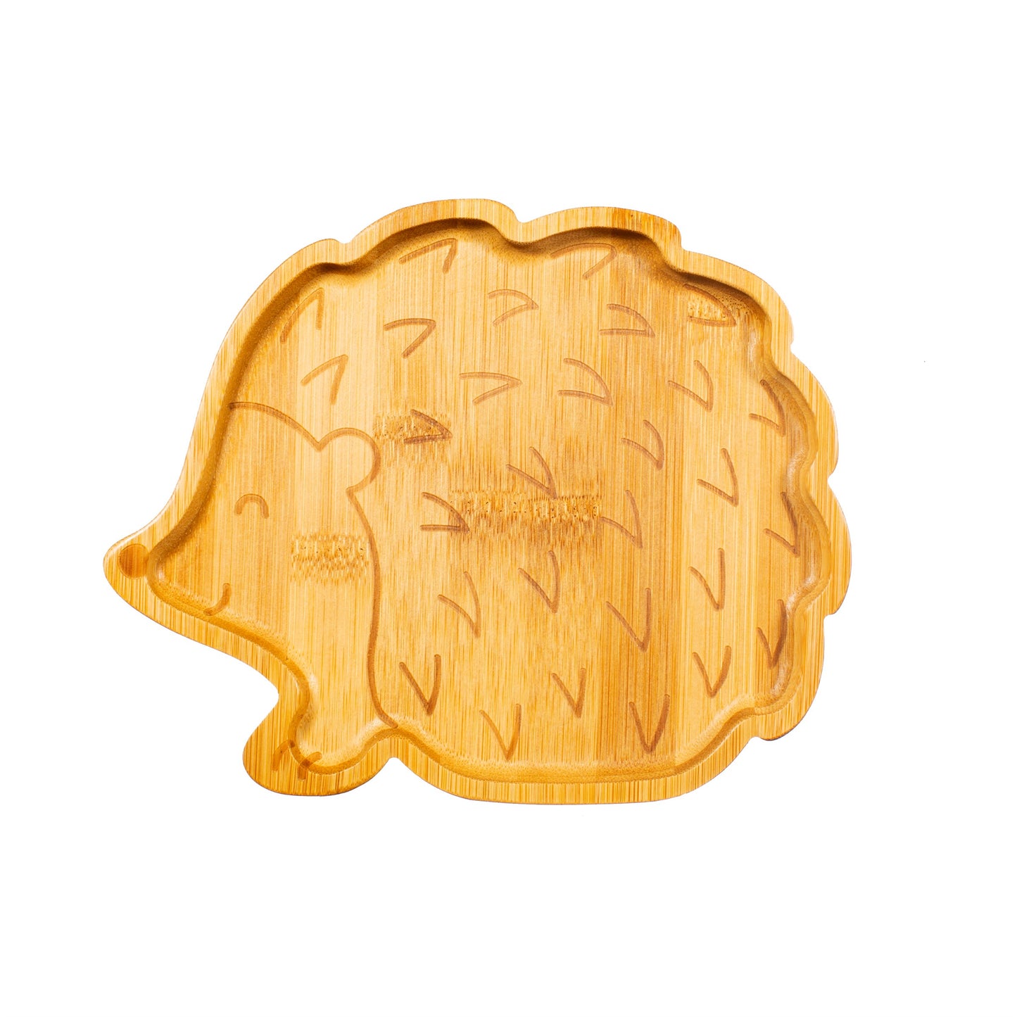 Happy Hedgehog bamboo baby plate