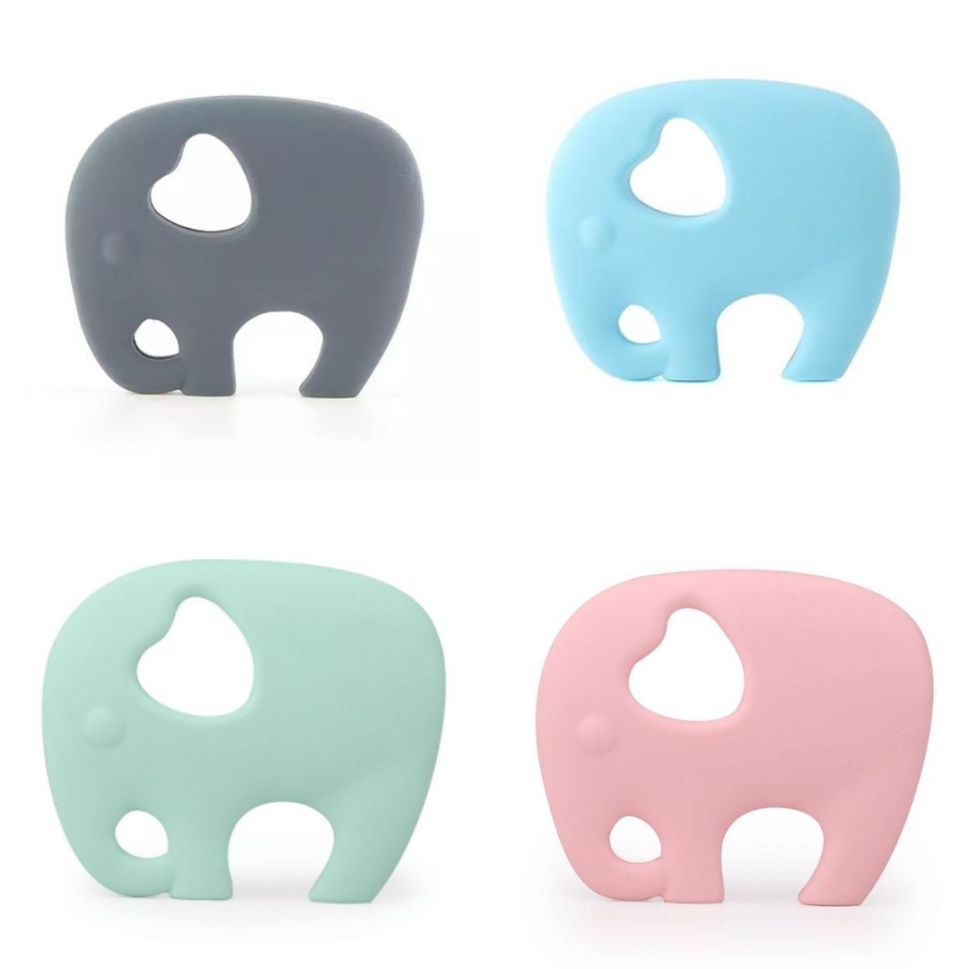 Choice of elephant teethers