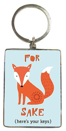 For fox sake fun keyring