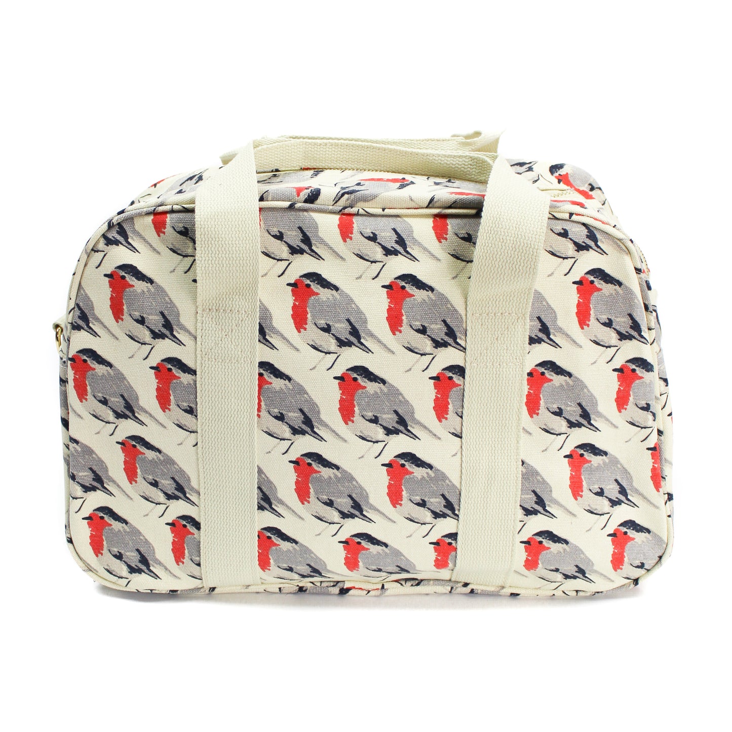 Weekend Bag with Robin Print