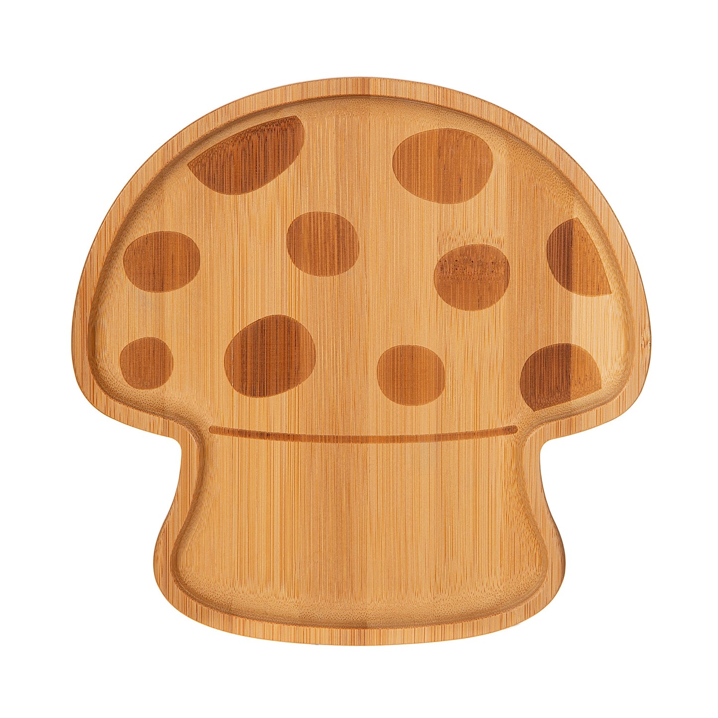 Bamboo mushroom fungi toadstool kid's plate