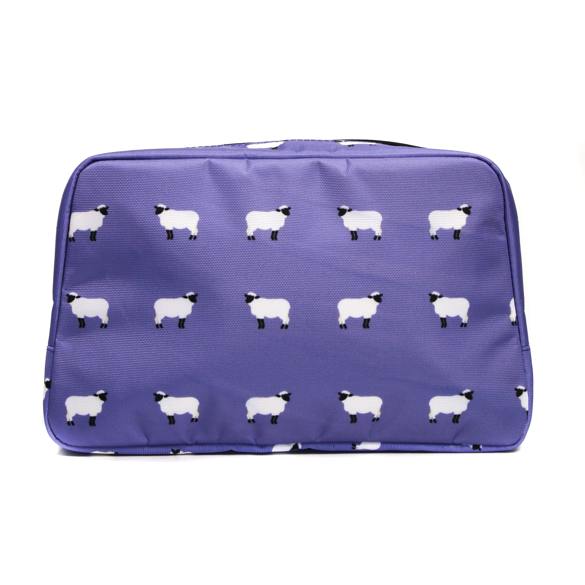 Purple sheep cosmetic bag
