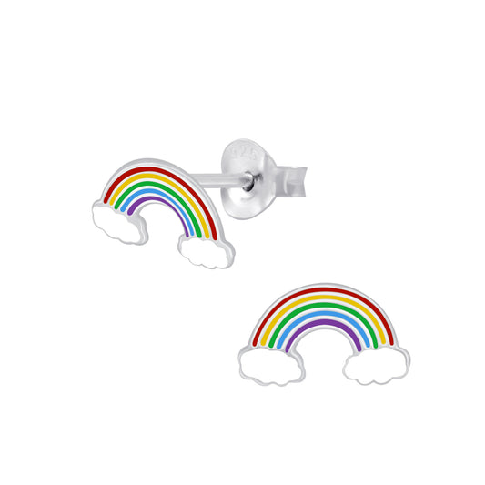 Rainbow Sterling Silver Earrings