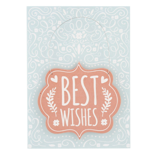 Best Wishes Card and Hanging Keepsake