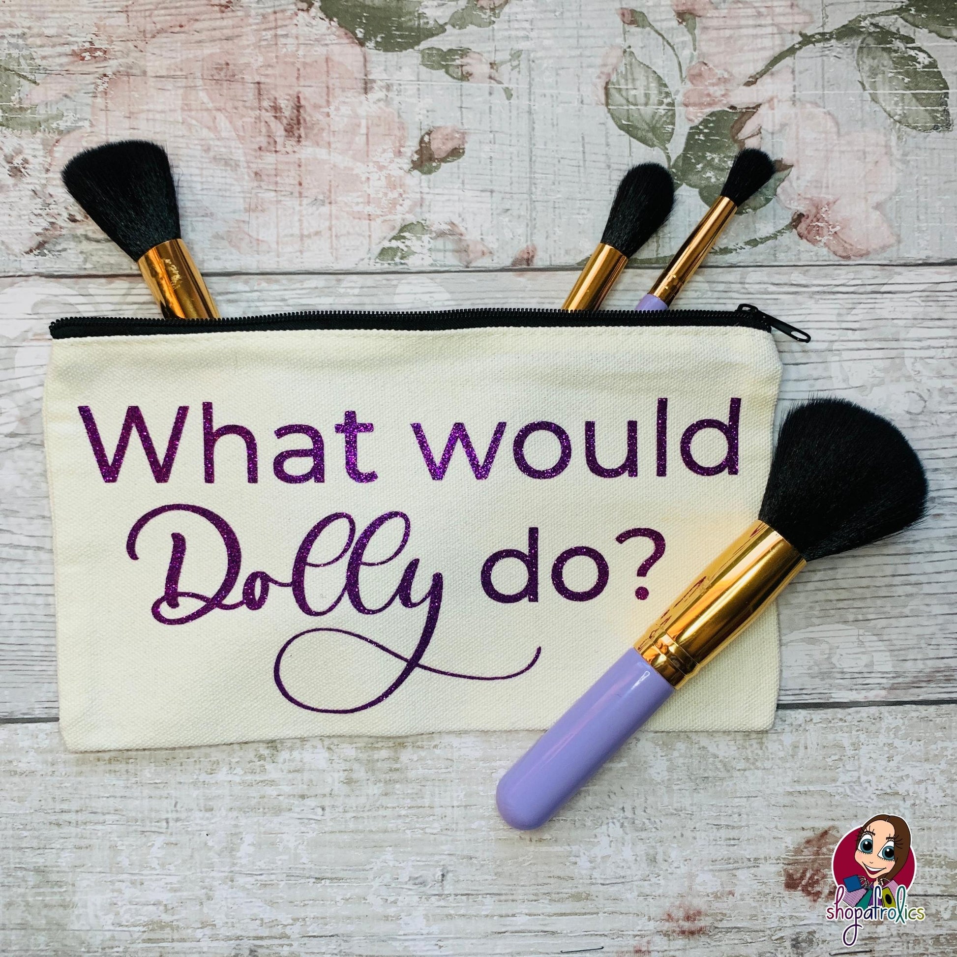 What would dolly do make up bag