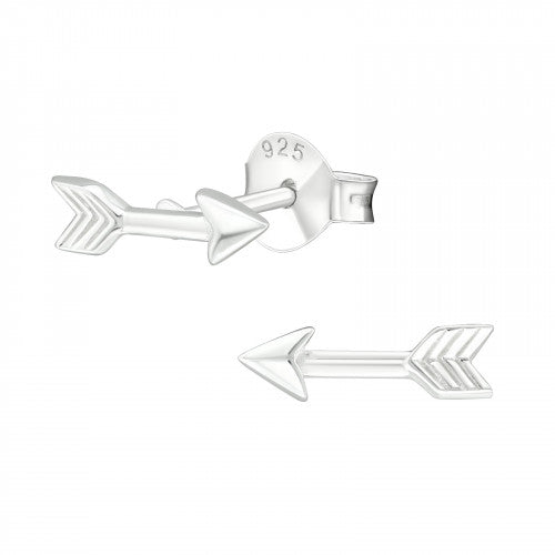 Arrow sterling silver earrings 