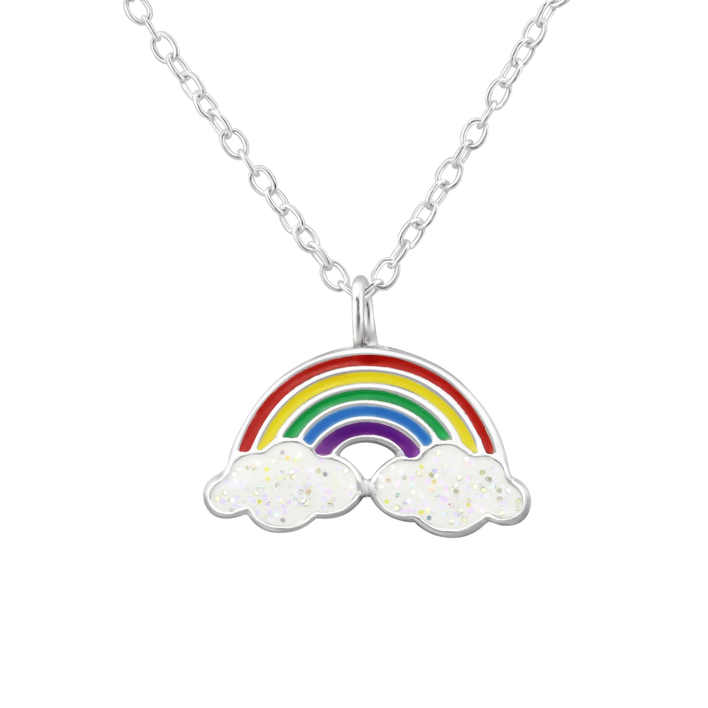 Somewhere over the rainbow can be a reality with these gorgeous vibrant pendant necklace.