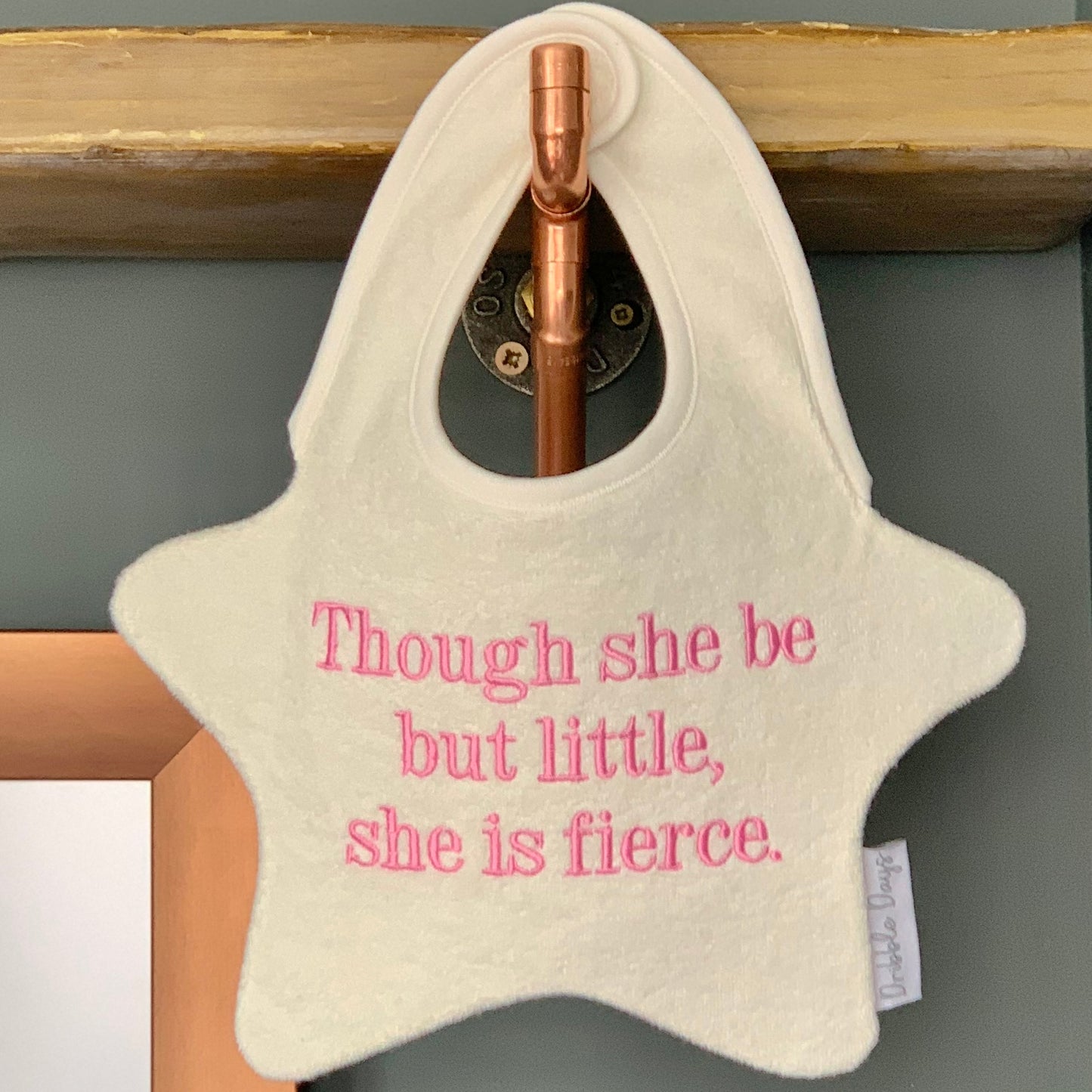 Shakespeare Midsummers Night Dream quote bib: Though she be but little, she is fierce.