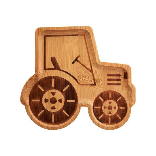 Tractor Bamboo Children's Plate