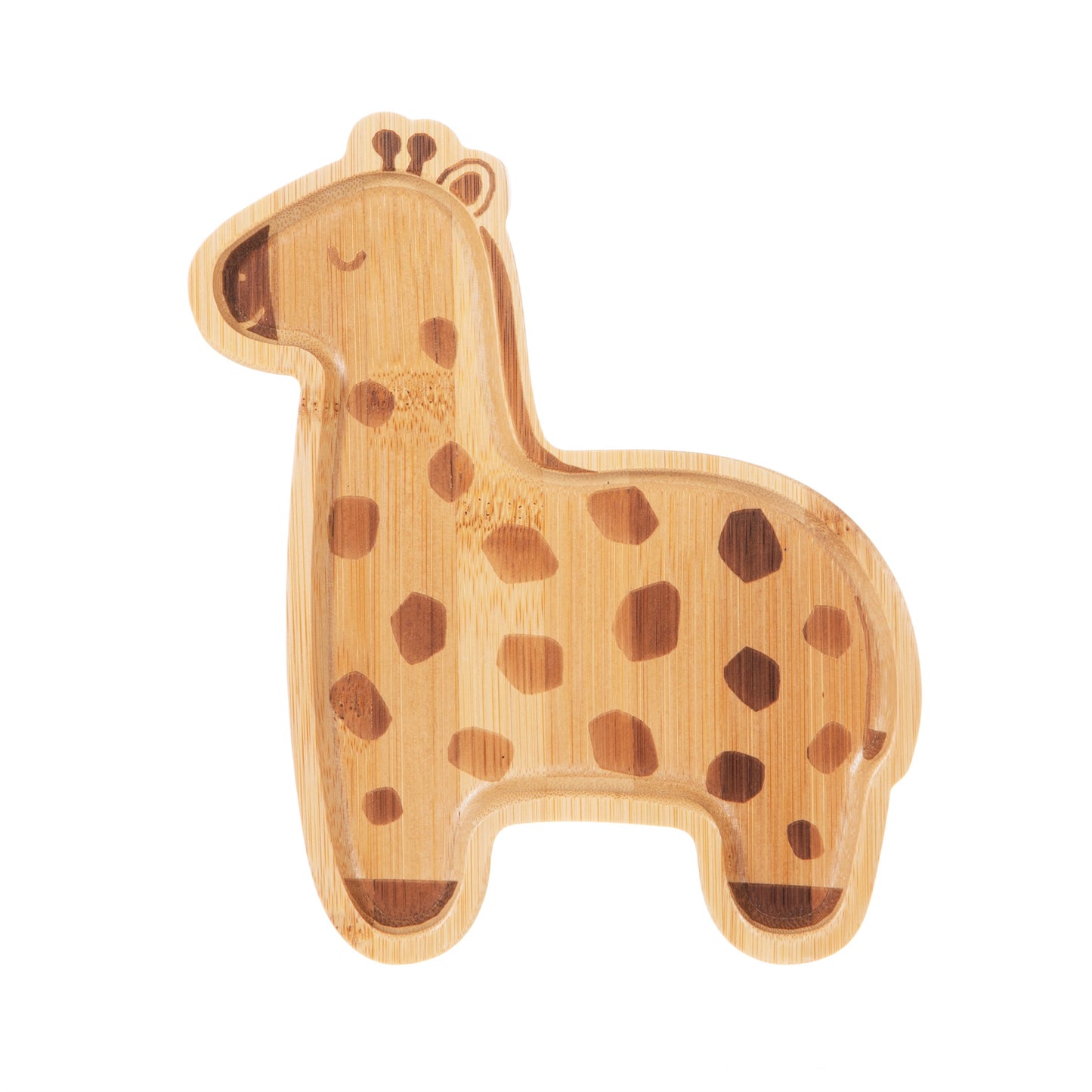 Gorgeous giraffe baby toddler children's bamboo plate