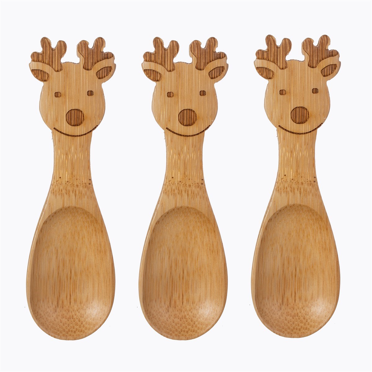 Reindeer Children's Baby Bamboo Spoons