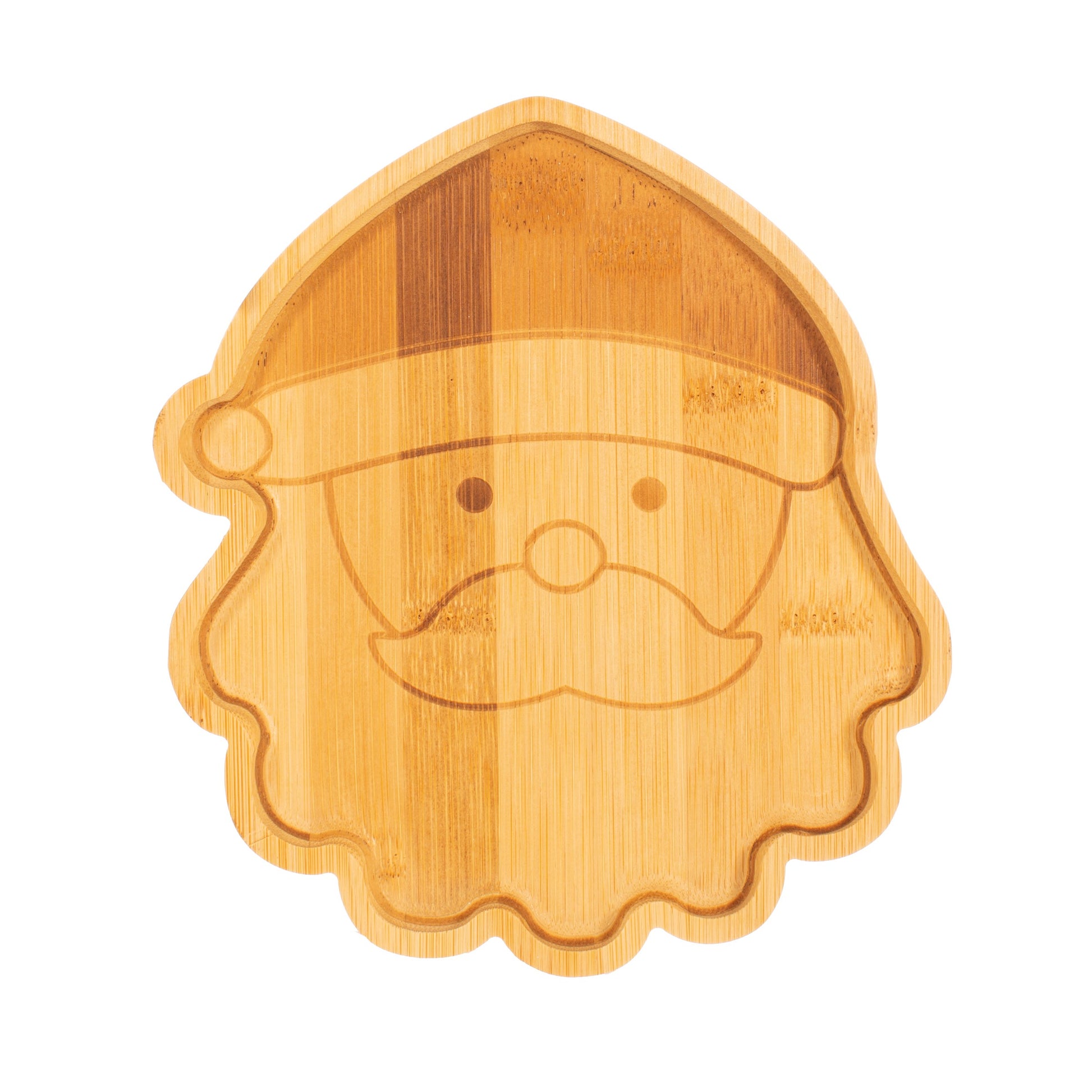 Father Christmas children's bamboo plate