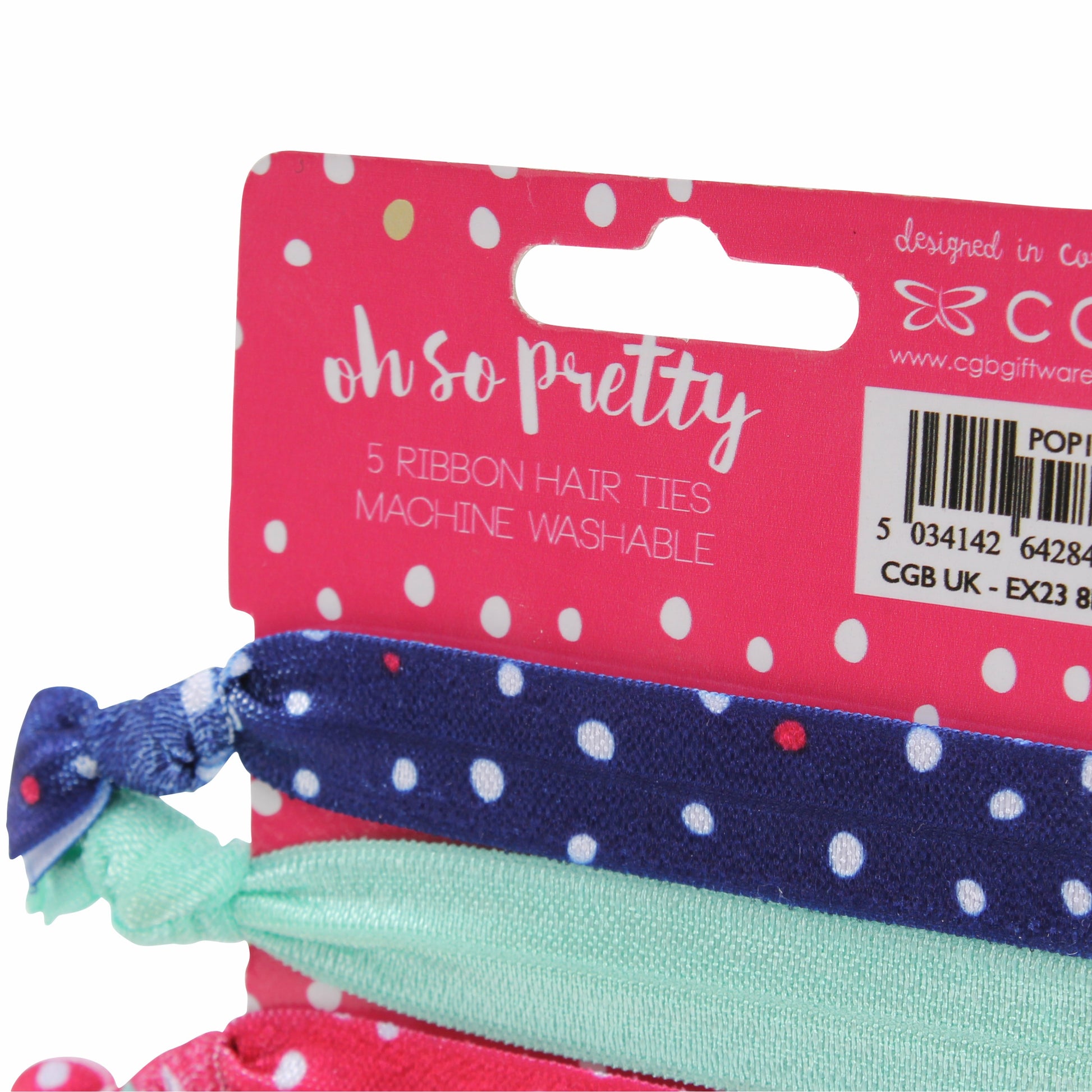 Oh so pretty elastic bands in vibrant colours and designs.  Suitable for hair and wrist.