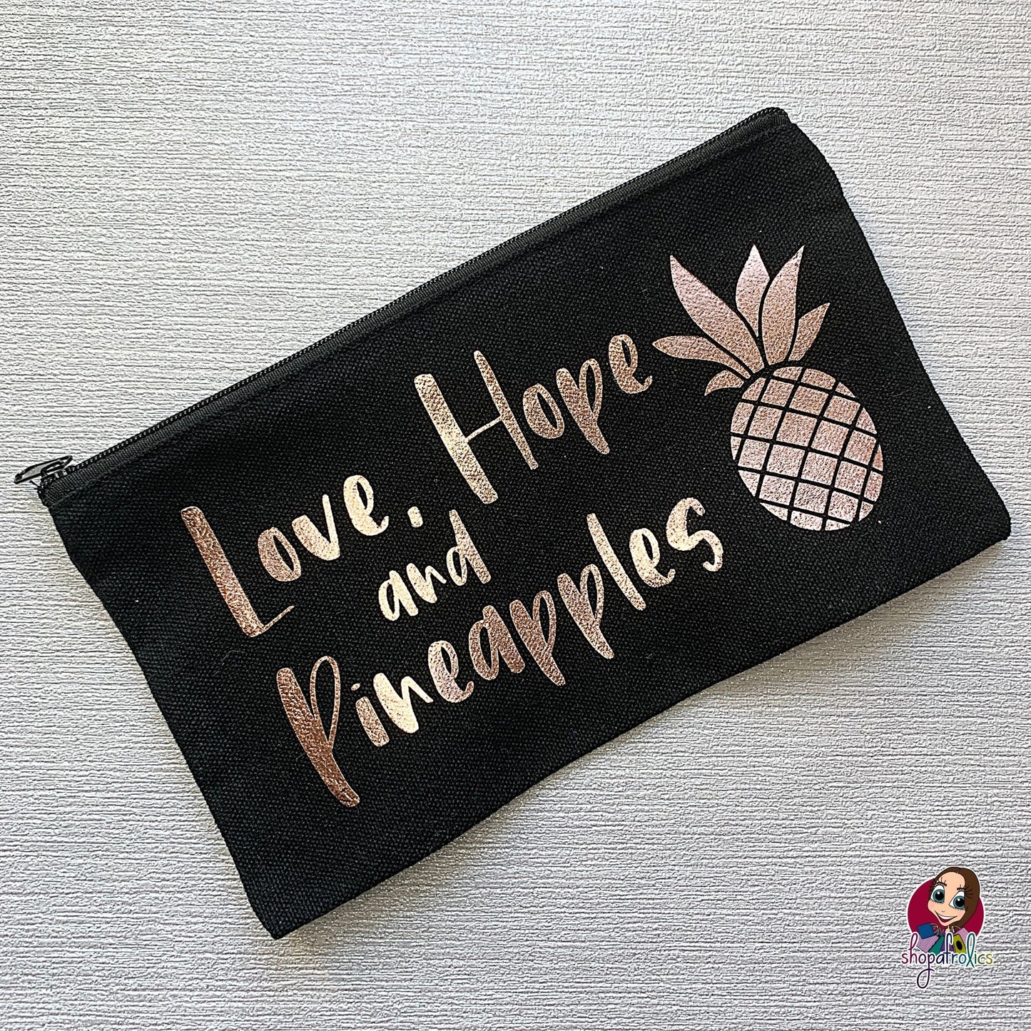 Pineapple cosmetic bag