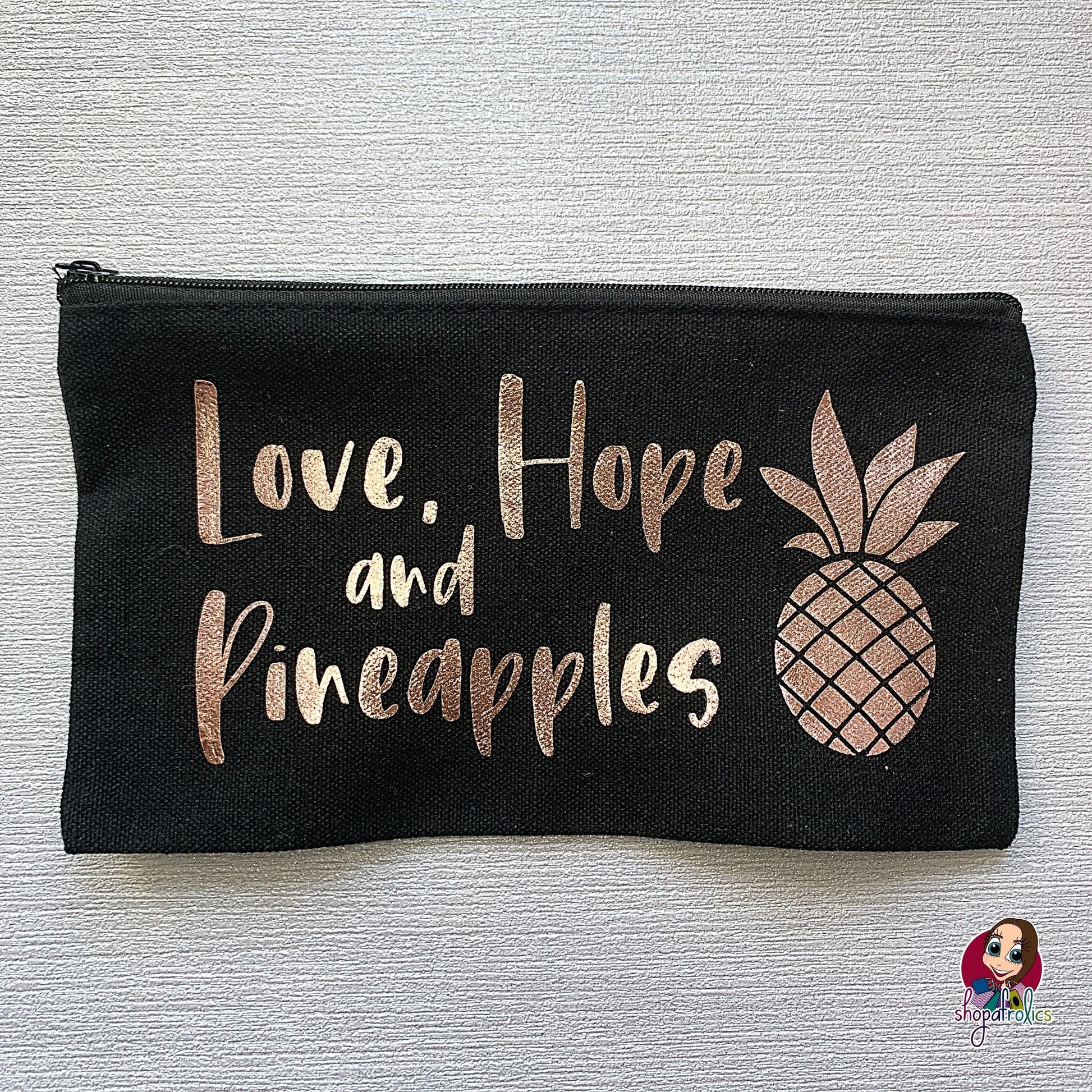 Pineapple make up bag