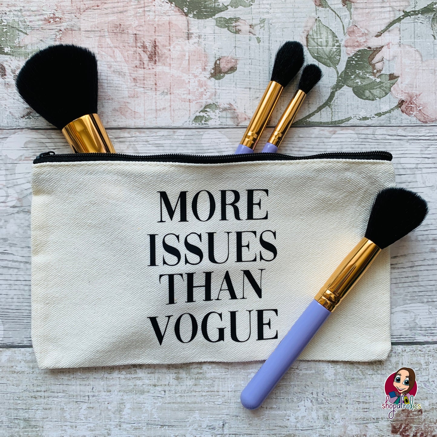 More Issues Than Vogue Handmade Make Up Bag
