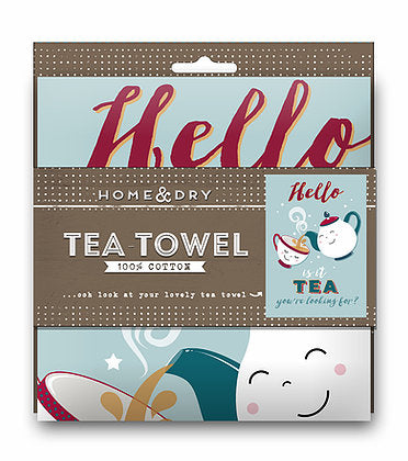 Hello, is it Tea you're Looking For? Tea Towel in Packaging